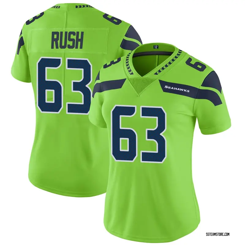 Women's Anthony Rush Seattle Seahawks Color Rush Neon Jersey - Green ...