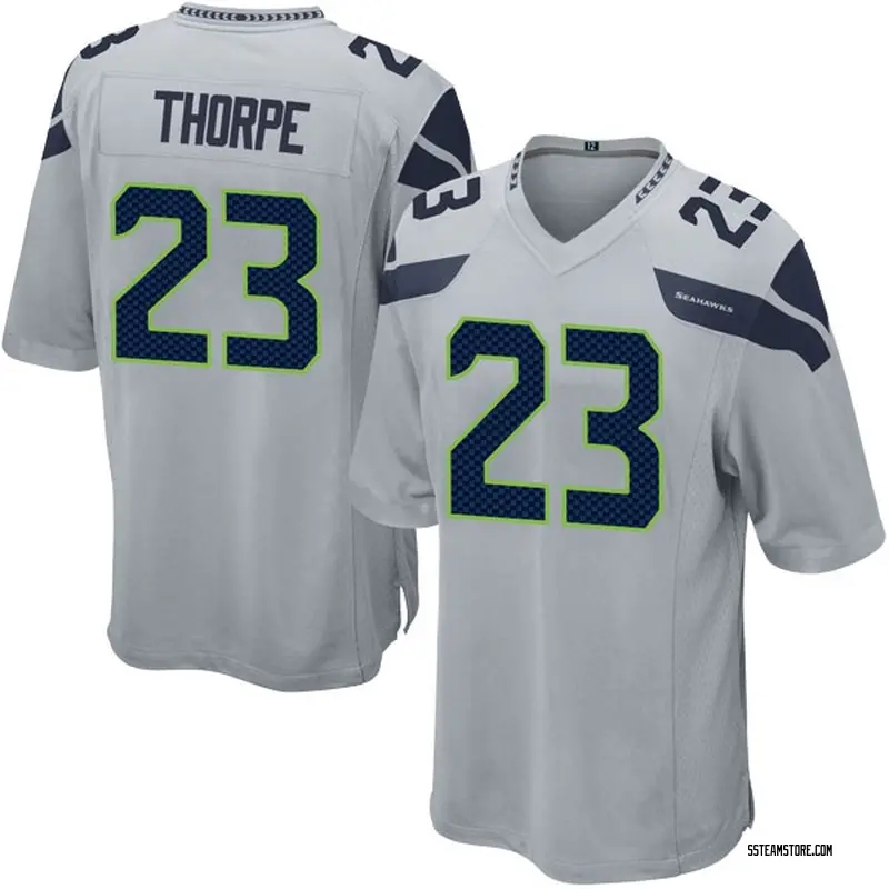 Youth Neiko Thorpe Seattle Seahawks Alternate Jersey - Gray Game